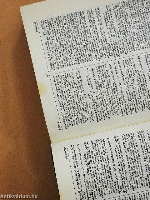 Angol-magyar nagyszótár I-II.