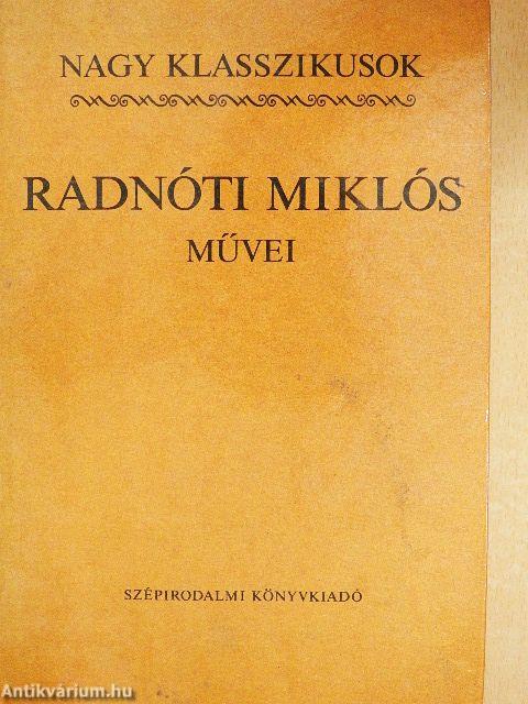 Radnóti Miklós művei