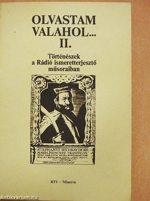 Olvastam valahol... II.