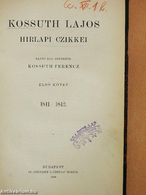 Kossuth Lajos iratai XII.