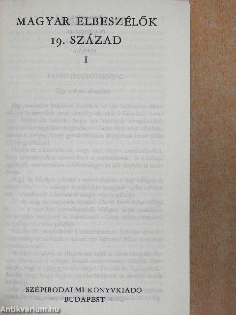 Magyar elbeszélők I-II.