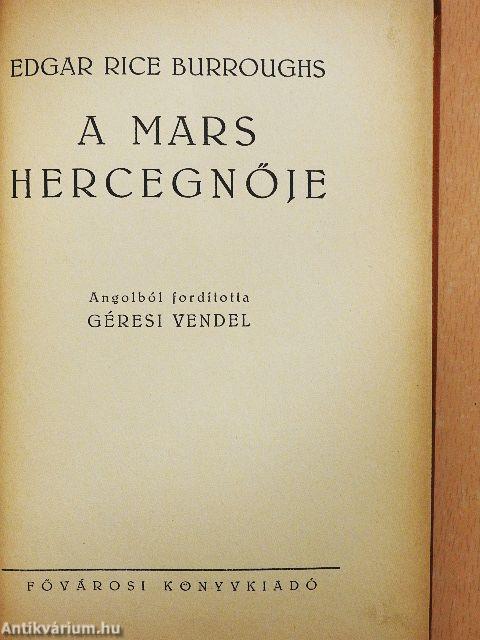 A Mars hercegnője