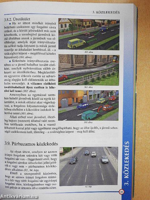 Interaktív KRESZ könyv személygépkocsi-vezetők részére