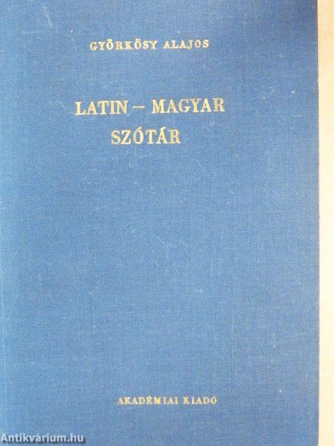 Latin-magyar szótár