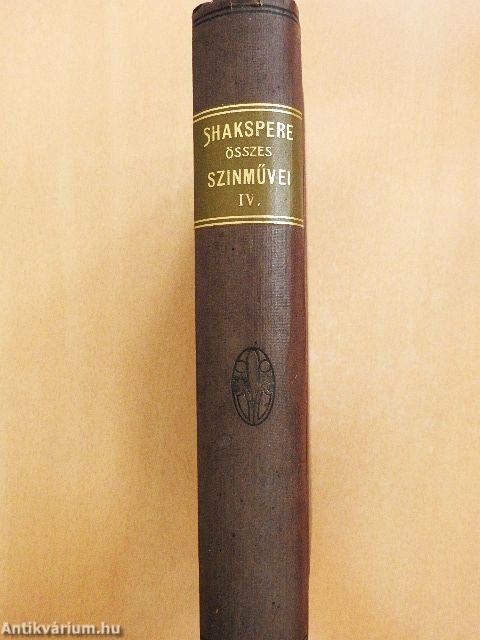 Shakspere történeti szinművei II. (töredék)