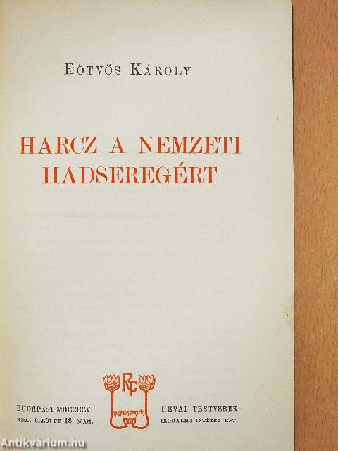 Harcz a nemzeti hadseregért