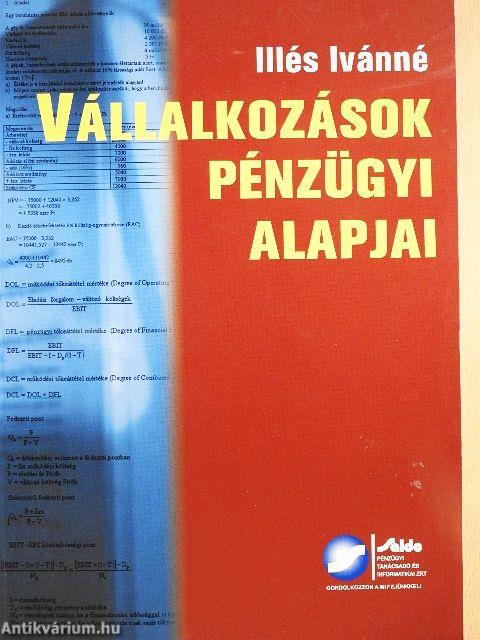 Vállalkozások pénzügyi alapjai