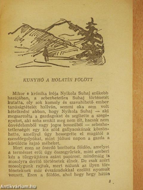 Nyikola Suhaj, a betyár