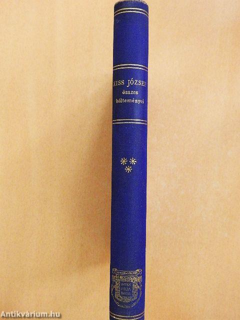 Kiss József összes költeményei III. (töredék)