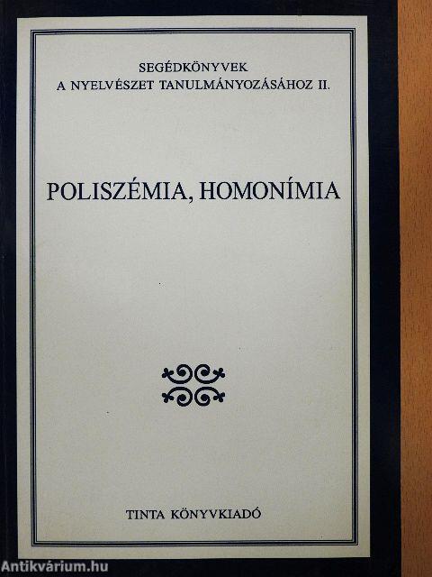 Poliszémia, homonímia