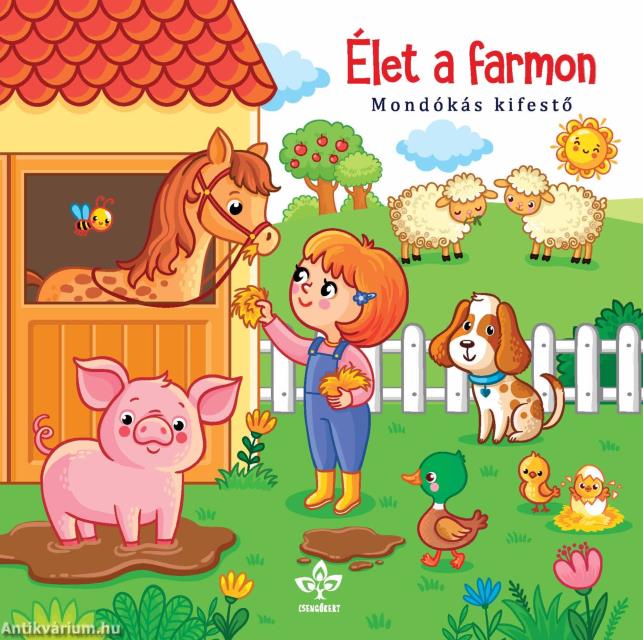 Élet a farmon - Mondókás kifestő