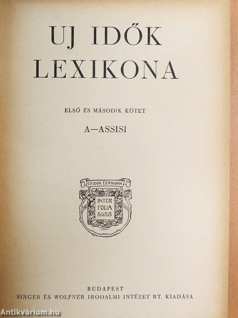 Uj idők lexikona 1-24.