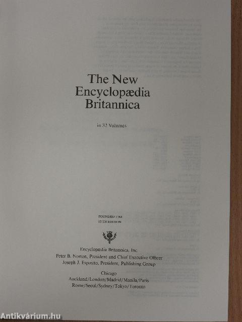 The New Encyclopaedia Britannica Volume 1-29./Index I-II./Book of the Year 1994., 1995./Propaedia Outline of Knowledge