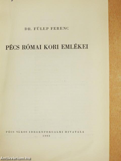 Pécs római kori emlékei