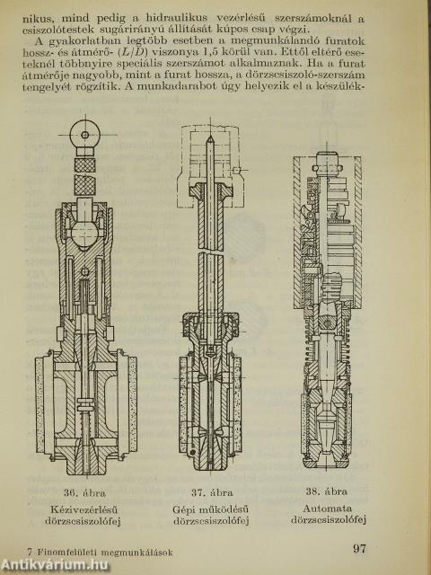 Finomfelületi megmunkálások
