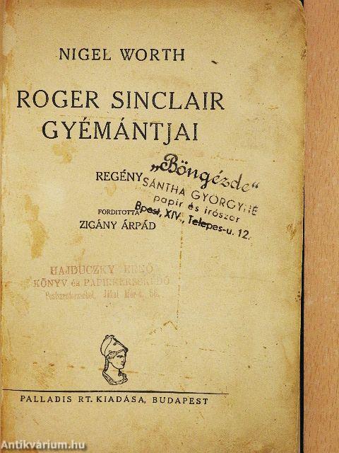 Roger Sinclair gyémántjai