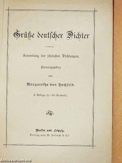 Grüsse deutscher Dichter (gótbetűs)