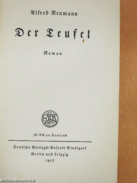 Der Teufel (gótbetűs)