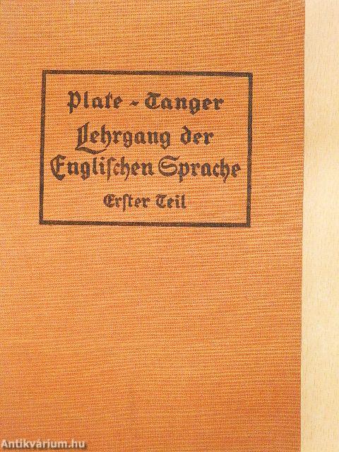 Lehrgang der Englischen Sprache I. (gótbetűs)