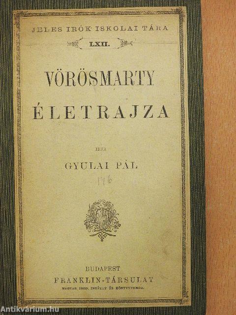 Vörösmarty életrajza