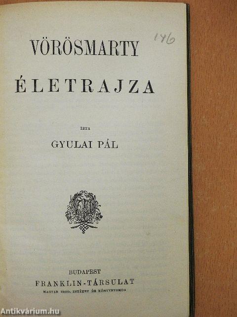 Vörösmarty életrajza