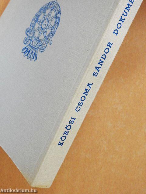 Kőrösi Csoma Sándor dokumentáció