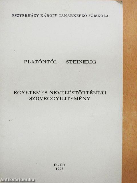 Platóntól - Steinerig