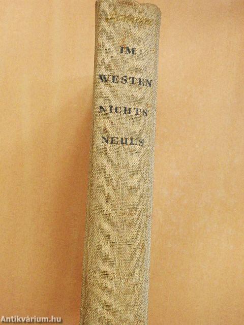 Im Westen nichts Neues