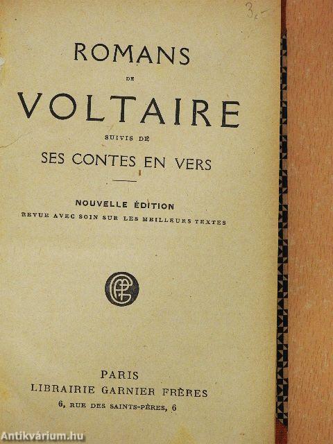 Romans de Voltaire