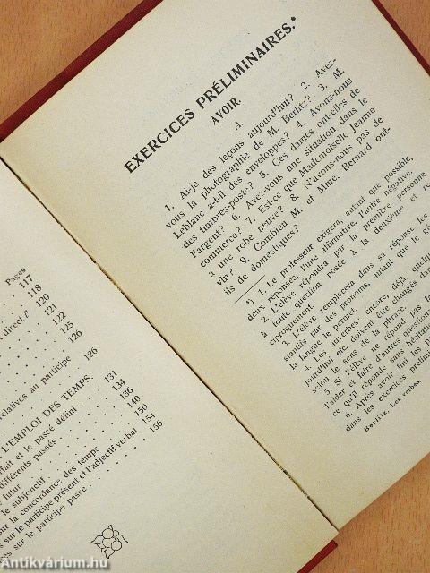 Grammaire pratique de la langue francaise I.