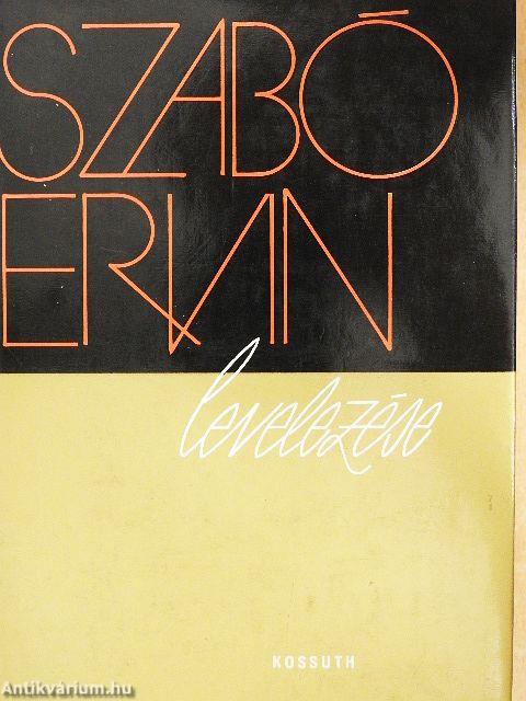 Szabó Ervin levelezése 1.