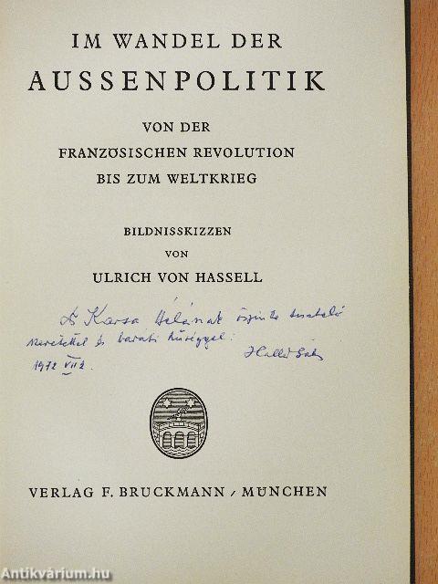 Im Wandel der Aussenpolitik