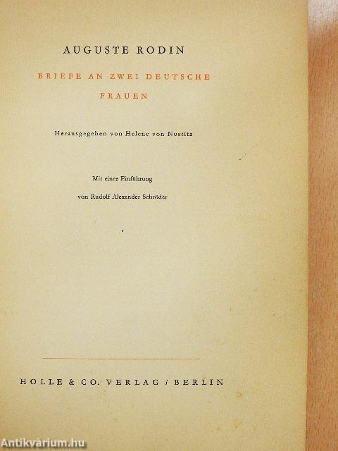 Briefe an zwei Deutsche Frauen