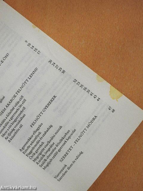 A felnőtté válás útján