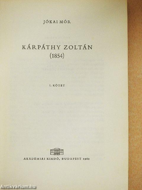 Kárpáthy Zoltán I-II.