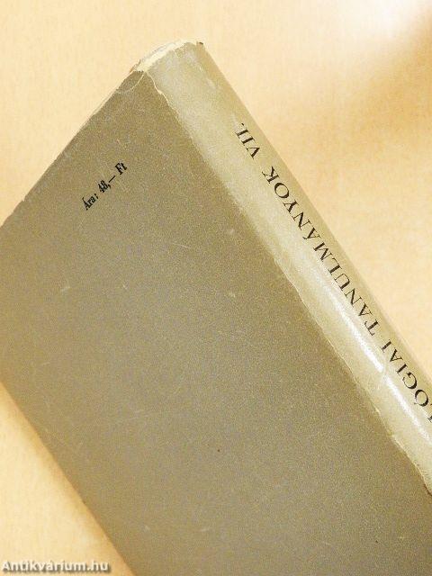 Pszichológiai tanulmányok VII.