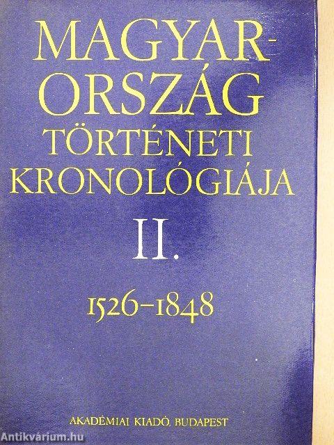 Magyarország történeti kronológiája II.