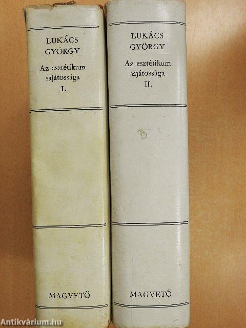 Az esztétikum sajátossága I-II.