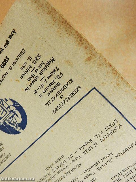 Nyugat 1929. május 16.