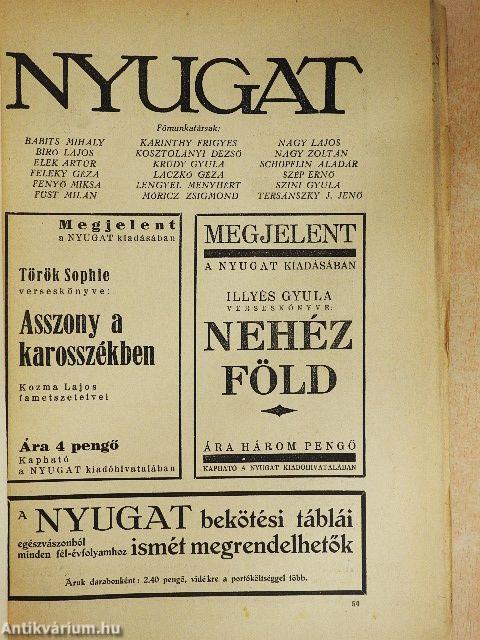 Nyugat 1929. junius 1.