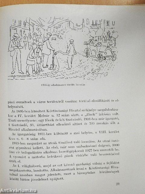 75 éves a Fővárosi Köztisztasági Hivatal