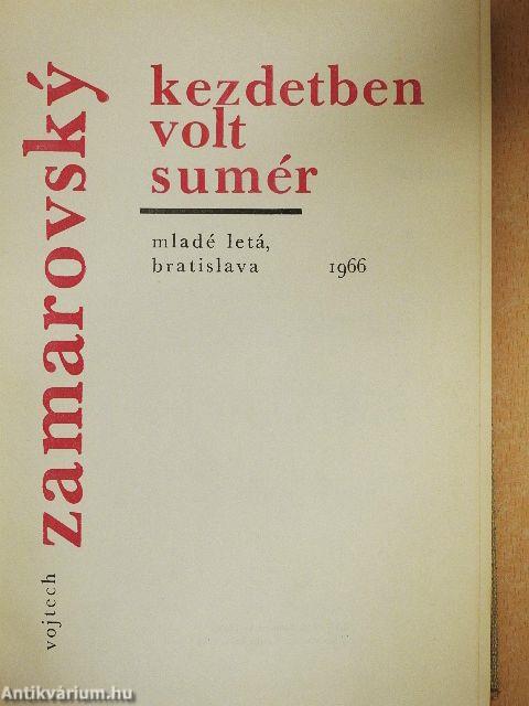 Kezdetben volt sumér
