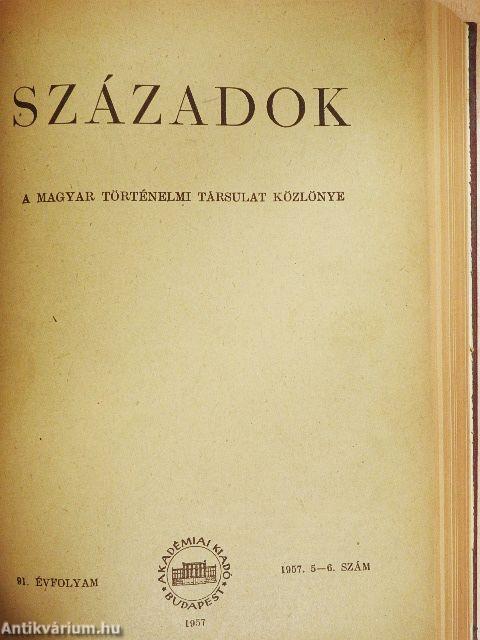 Századok 1956-1957/1-6.