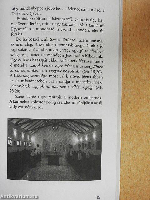 A Kármel útja: a szeretet élete