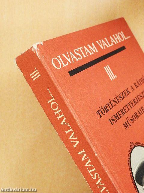 Olvastam valahol... III.