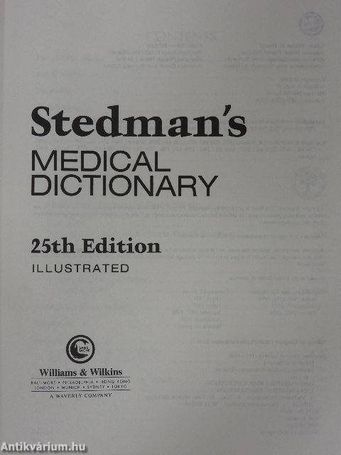 Stedman's Medical Dictionary