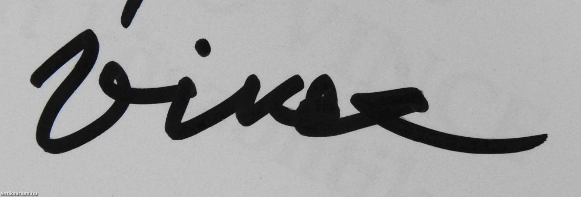 Megemlékezés (dedikált példány)