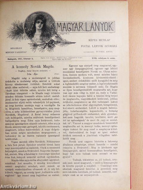 Magyar Lányok 1911., 1913-1916. (vegyes számok) (21 db)