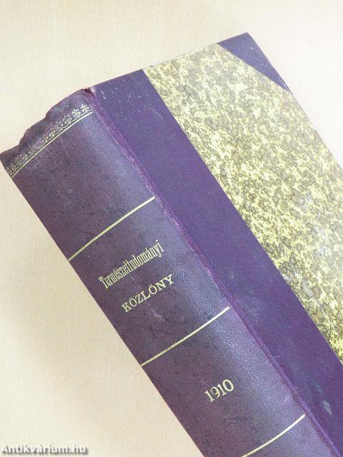 Természettudományi Közlöny 1910. január-december/Pótfüzetek a Természettudományi Közlönyhöz 1910-1911. (nem teljes évfolyam)