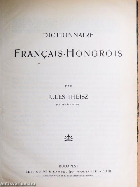 Dictionnaire Francais-Hongrois